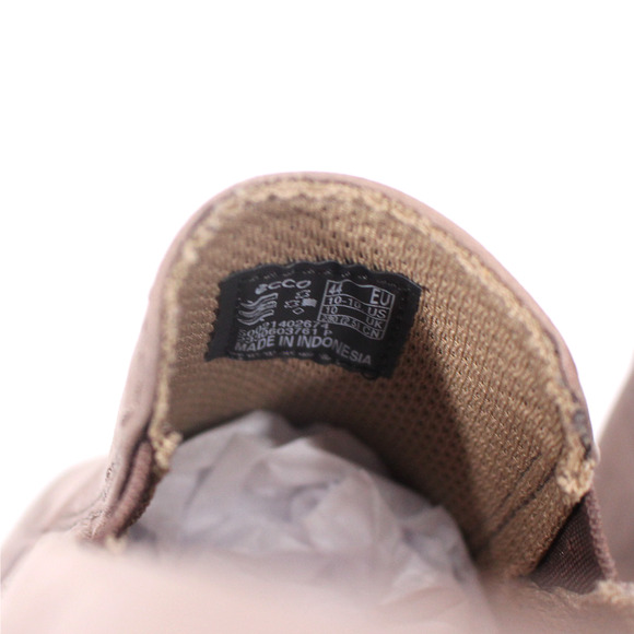 ECCO Helsinki 2.0 Slip On Premium Nubuck Leather Taupe Brown Loafer 44 NEW Shoes main image 5